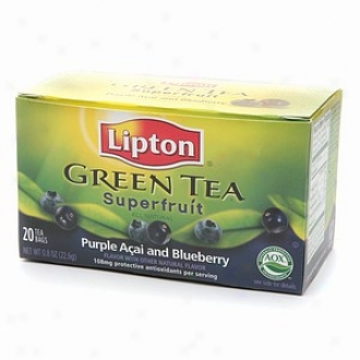 Lipton Unripe Tea, Superfruit, Purple Acaai And Blueberry