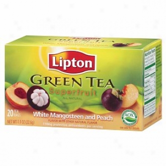 Lipton Green Tea, Superfruit, White Mangosteen And Peach