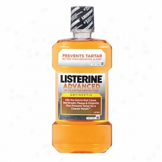 Listerine Antiseptic Mouthwash With Tartar Protection, Citrus