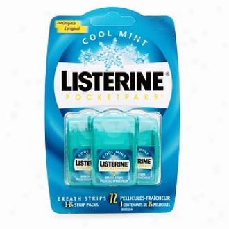 Listerine Pocketpaks Oral Care Strips, Cool Mint