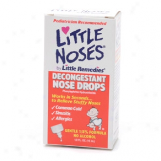 Little Noses Decongestant Nose Drops, Gentpe 1/8% Formula, Infants & Children