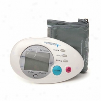 Lumiscope Deluxe Auto Inflate Blood Pressure Monitor With 2 Cuffs