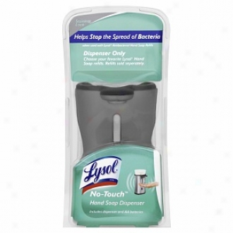 Lysol Healthy Touch /no-t0uch Hand Soap Dispenser, Spotless Look