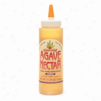 Madhava Agave Nectar 100% Pure Organiic Sweetener, Light