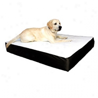 Majestic Fondling Products Orthopedic Double Pet Bed Large - Extra Large 34x48, Black