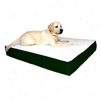 Majestic Pet Products Orthopedic Double Pet Bed Larrge - Extra Large 34x48, Green