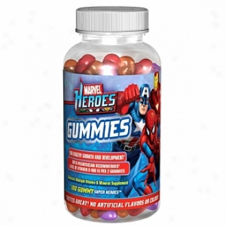 Marvel Heroes Gummies, Children's Vitamin And Mineral Supplement