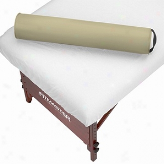 Master Massage Spamaster Essentials Rpund Bolster 6 Inch, Cream