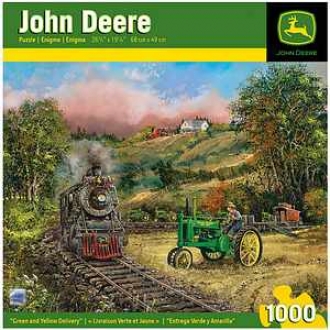 Masterpieces Puzzles John Deere Green And Yellow Delivery 1000 Pcs Ages 13+