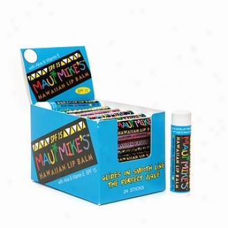 Maui Mike's Hawaiian Lip Healing Spf 15 (case), Mixed Flavors
