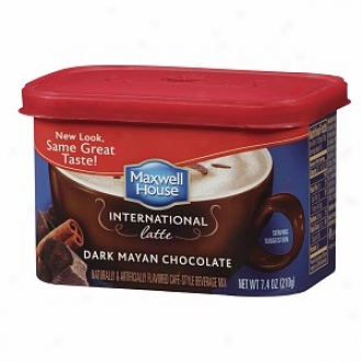 Maxwell House International Cafe Cafe-style Drink Mix, Unilluminated Mayan Chocolate Latte