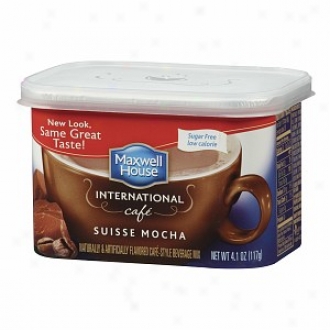 Maxwell House International Cafe Cafe-style Beverage Mix, Sugar Free, Swiss Mocha Cafe