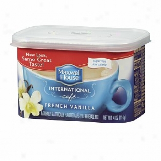 Maxwell House International Cafe Cafe-style Beverage Mix, Sugar Free, French Vanilla Cafe