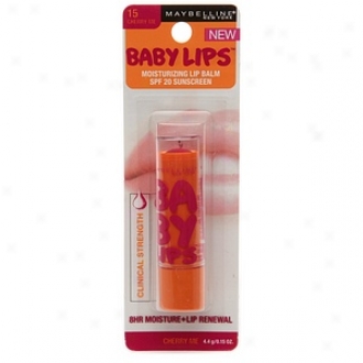 Mabylline Baby Lips Moisturizing Lip Balm Spf 20 Sunscreen, Cherry Me