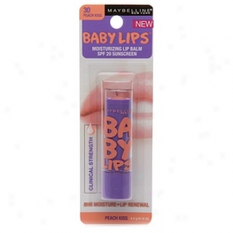 Maybelline Baby Lips Moisturizing Lip Balm Spf 20 Sunscreen, Peach Kiss