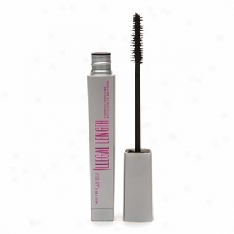 Maybelline Illegal Lengths Fiber Extensions Washable Mascara, Brownish Black