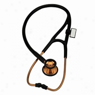 Mdf Instruments 22k Gold Classic Cardiology Stethoscope Noir Black