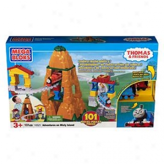 Mega Brands Meg Bloks: Thomas And Friends Adventures On Misty Island, Ages 3+