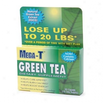 Mega-t Green Tea, Fat Burning Supplement, Caplets