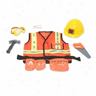 Melissa And Doug Construction Worker Deluxe Role Play Set Ages 3 And Up