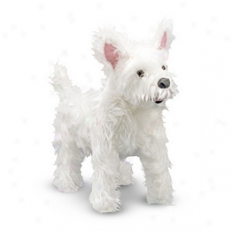 Melissa And Doug West Highland Terrier (westie) - Plush, Ages 3+