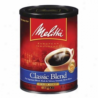 Melitta European Indulgence Collection Ground Coffee, Classic Roast