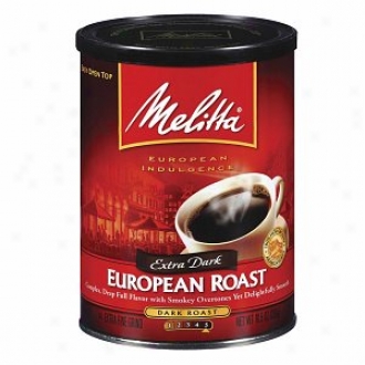 Melitta European Indulgence Collection Ground Coffee, Extra Dark Roast