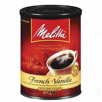 Melitta Europea Gratification Collection Ground Coffee, French Vanilla