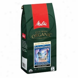 Melitta Fair Trade Organic Gourmet Ground Coffee, Enchanted Evening Roast