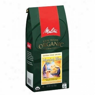 Melitta Fair Trade Organic Gourmet Ground Coffee, Morning Bliss Roast