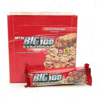 Met-rx Big 100 Colossal Meal Replacement Bars,P eanut Butter Caramel Crunch