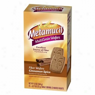 Metamucil Fiber Wafers, Cinnamon Spice