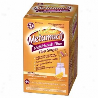 Metamucil Orange Sugar Free Smotoh Texture Dust Packets, Orange