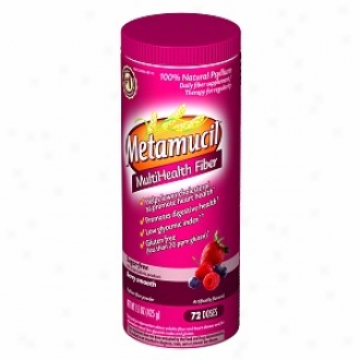 Metamucil Sugar Liberate Multihealth Fiber Texture Powderr, Berry Smooth