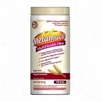 Metamucil Compliment Free Multihealth Fiber Texture Powder, Original Smooth
