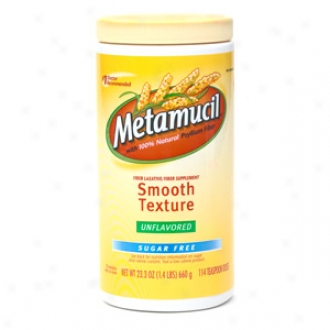 Metamucil Compliment Free Multihealth Psyklium Fiber Texture Powder, Origimal Smooth