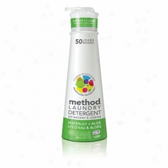 Method Laundry Detergent, 50 Loads, Water Lily + Aloe