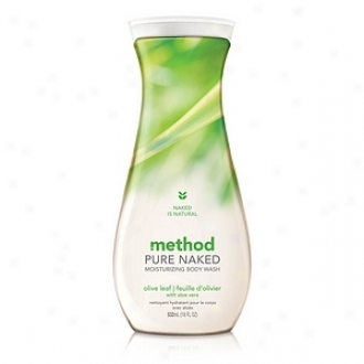 Method Pure Naked Moisturizing Body Wash, Olive Leaf With Aloe Vera