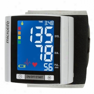 Microlife Deluxe Wrist Blood Pressure Monitor, Pattern Bp3nc1-1w