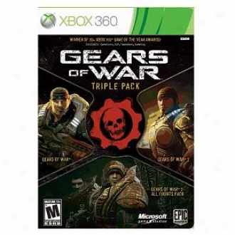 Microsoft Xbox 360 Gears Of War Triple Pack By Microsoft