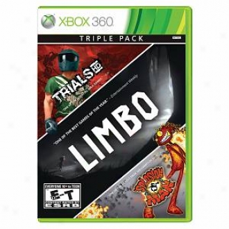 Microsoft Xbox 360 Limbo, Trials Hd, Splosion Man By Microsot