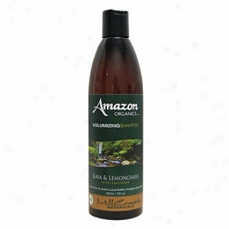 Mill Creek Botanicals Amazon Organics Volumizing Shampoo, Kava & Lemongrass