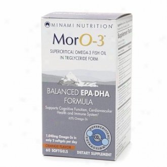 Minami Nutrition Moro-3 Omega-3 Fish Oil, Epa-dha, Softgel, Ornge