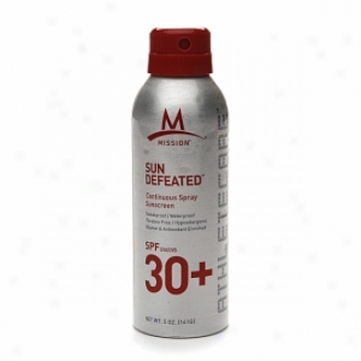 Mission Athletecare Sun Defeated Continuous Spray Subscreen Spf30+