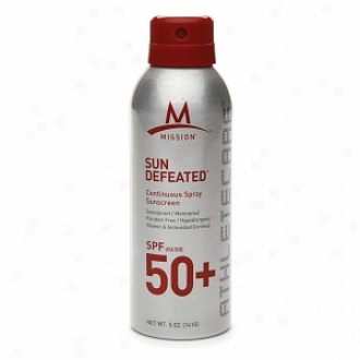Mksion Athletecare Sun Defeated Continuous Spray Sunscreen Spf50+