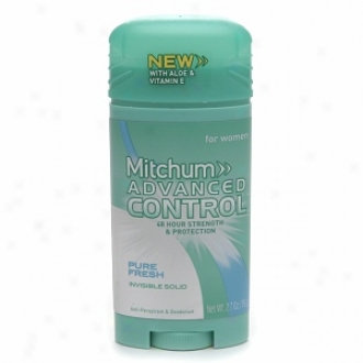 Mitchum For Women Advanced Control Anti-perspieant & Deodorant Invisible Solid, Clean Fresh