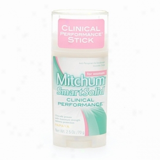Mitchum For Women Smartsolid Clinical Performance, Antiiperspirant & Deodorant Invisible Stick,_Papaya