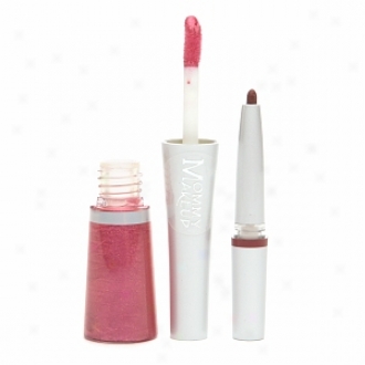 Mommy Makeup Mommy's Kisses Lipgloss & Lipliner In One, Mzdison (a Warm, Neutral Berry)