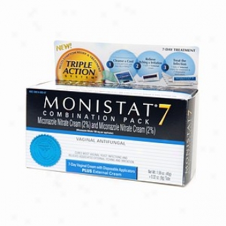 Monistat 7 Triple Action System, Combination Pack, 7-day Treatment