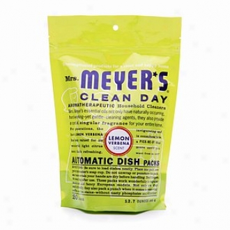 M5s. Meyer's Clean Day Automatic Dishwashing Packs 20 Loads, Lemon Verbena
